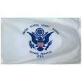 Coast Guard 3' x 5' Outdoor 2 Ply Polyester with Heading and Grommets